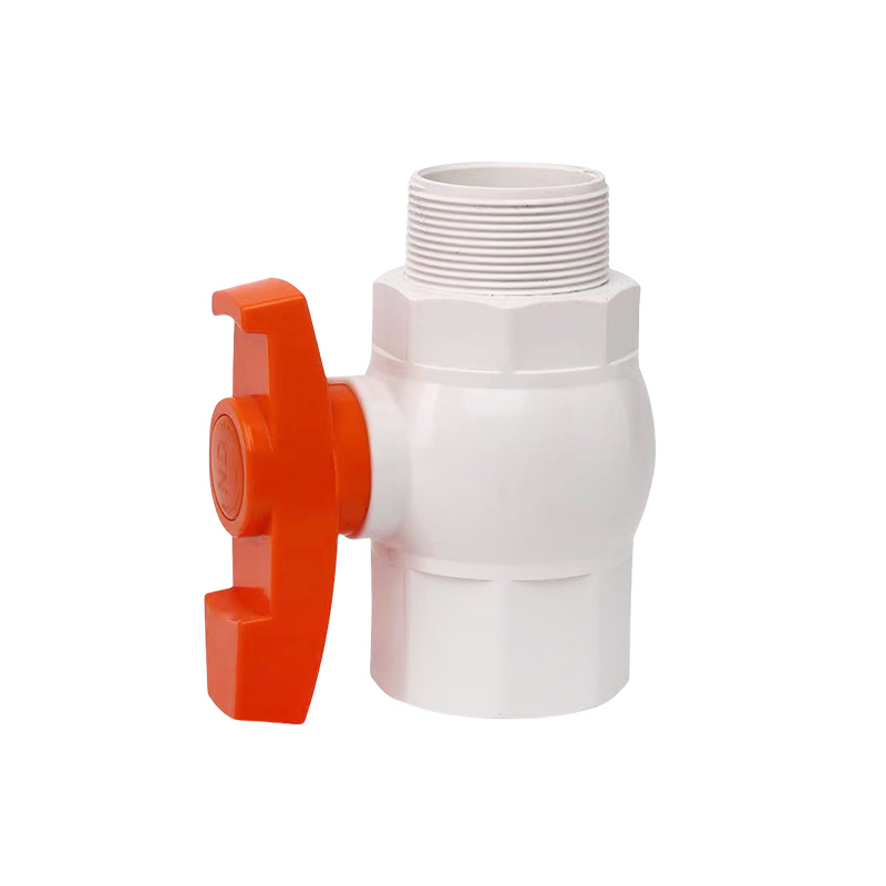 PVC MALE FEMAL BALL VALVE WIDER HANDLE